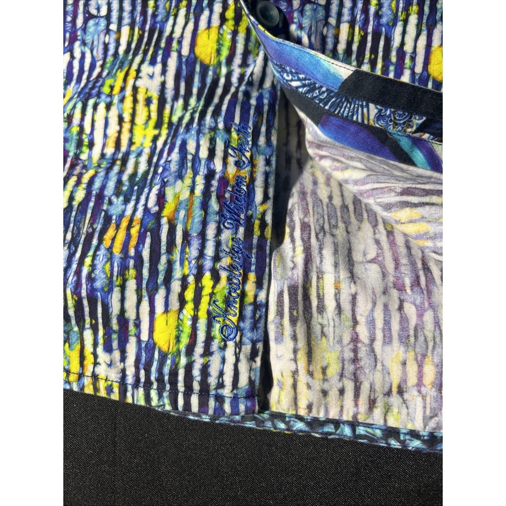 Robert Graham Men's Classic Fit Long Sleeve Shirt Multicolor, Casual, Button-Up - Picture 4 of 4